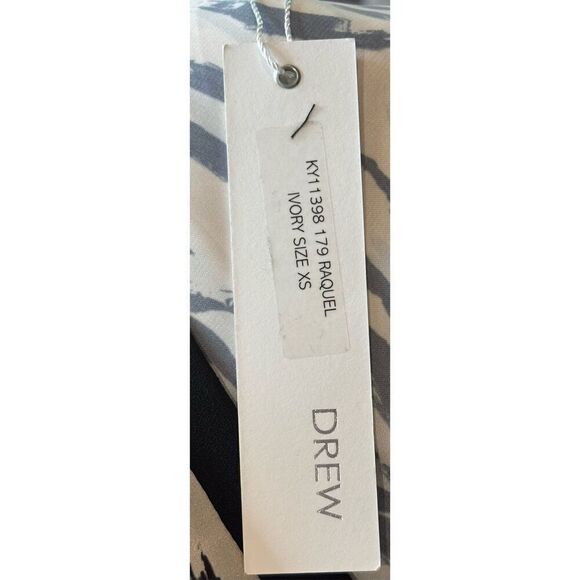 Drew Raquel Top in Ivory & Black NWT Size XS - Picture 6 of 6